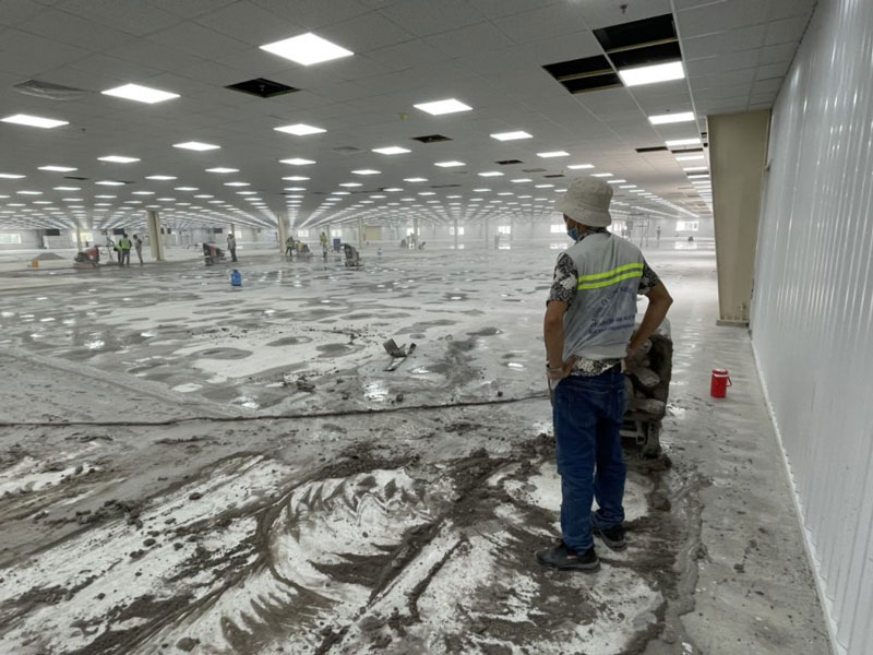 đánh bóng bê tông