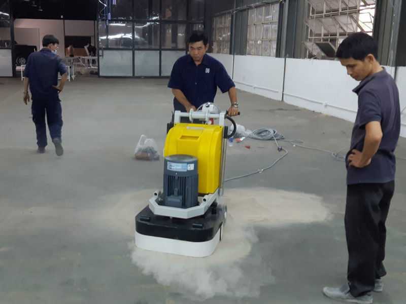 đánh bóng bê tông