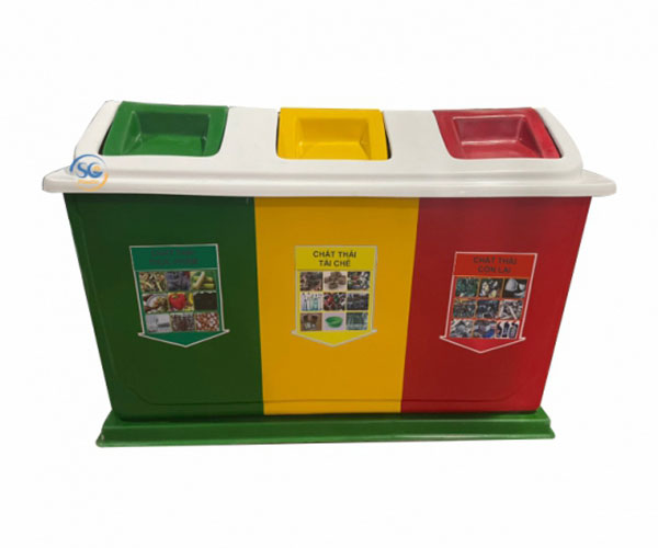 Thùng rác 3 ngăn