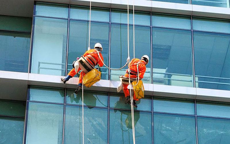 Bộ du dây lau kính