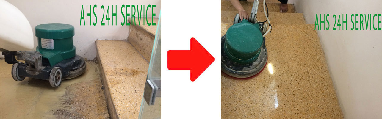 trước và sau khi đánh bóng