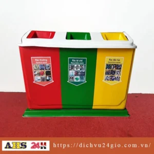 Thùng rác 3 ngăn