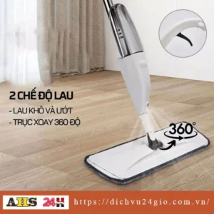 Cây lau nhà thông minh có bình xịt