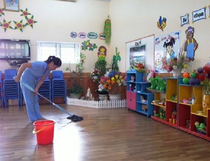 Cung cấp tạp vụ trường học