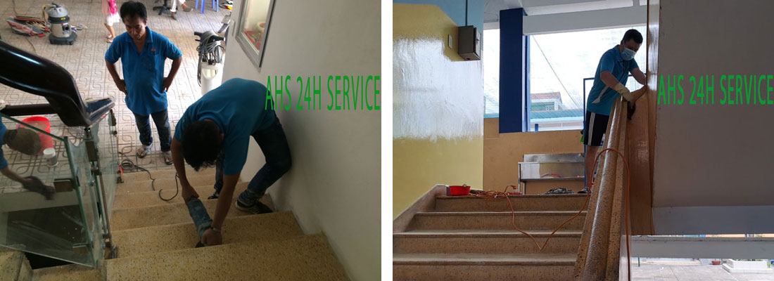 đánh bóng cầu thang chuyên nghiệp