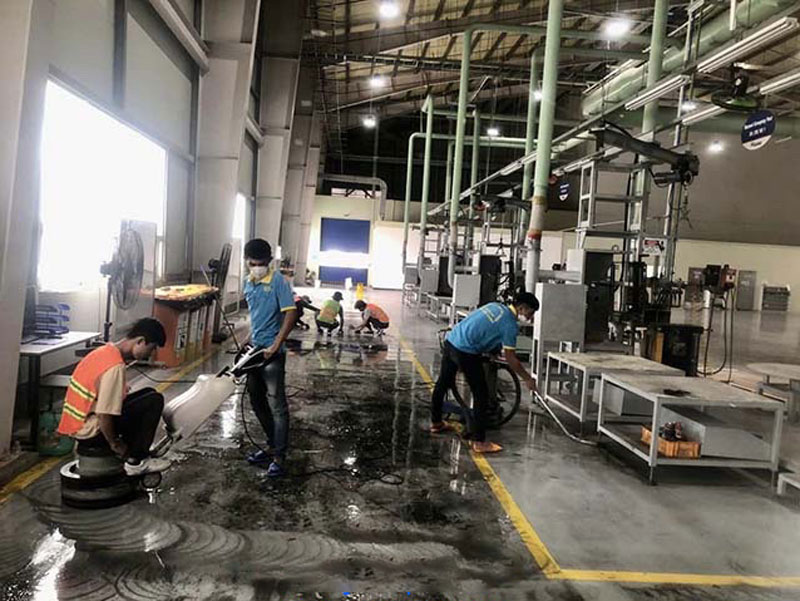 Vệ sinh nhà xưởng tại Vĩnh Long