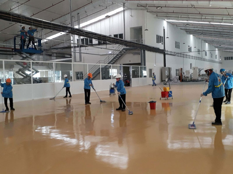 Vệ sinh nhà xưởng tại Vĩnh Long
