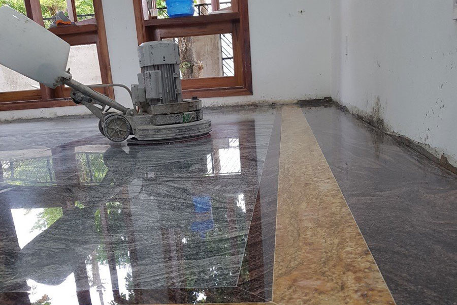 Sàn đá bóng sáng đẹp
