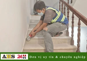 đánh bóng cầu thang đá mài