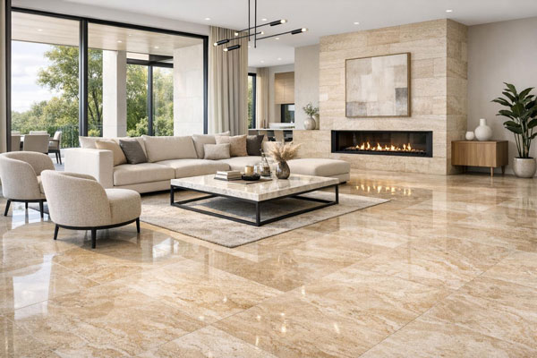 Sàn đá Travertine